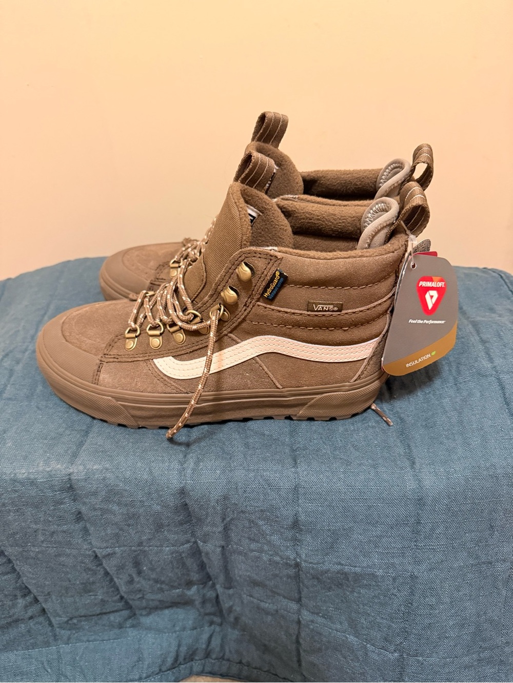 Vans Brown High-Top Outdoor Sneakers - Womens - Picture 2 of 4